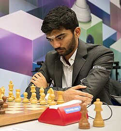 Gukesh Dommaraju from Chennai, the reigning world chess champion and the youngest ever