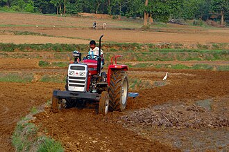 In 2019, 43% of India's total workforce was employed in agriculture.